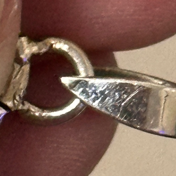 925 Sterling Silver Pink Conch Pendant w/Large Fancy Setting Navajo Crafted - Picture 10 of 14